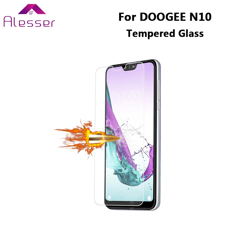 

Alesser For DOOGEE N10 Premium Tempered Glass Film Scratch-proof Protective Steel Film For DOOGEE N10 Mobile Phone Accessories