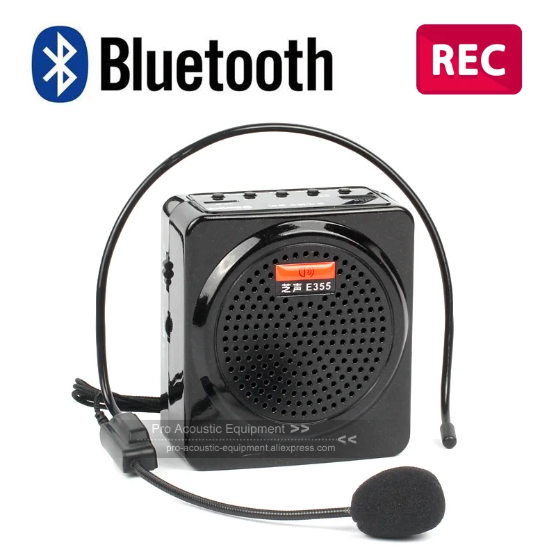 

Bluetooth Megaphone Voice Amplifier Booster REC Speaker Microphone Recorder FM Radio For Teaching Tour Guide Subway Metro Coach