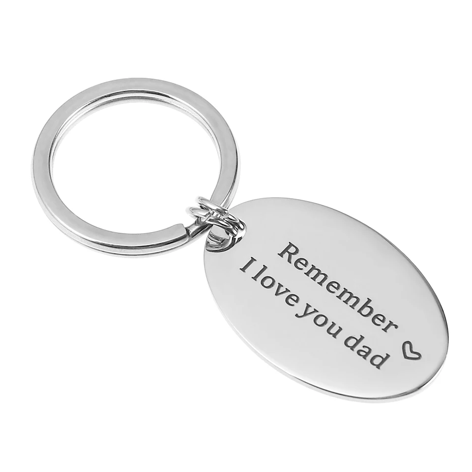 i love you dad keychain