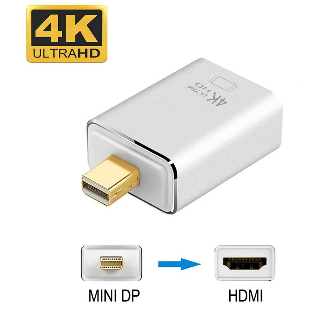 Mini Displayport (Thunderbolt 2 0) к Hdmi адаптеру 4K Dp конвертеру для Surface Pro|Адаптеры Type-C| |