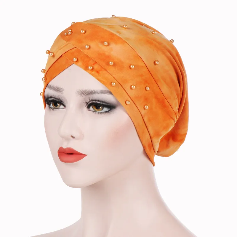 

Multicolor Women Muslim Women's Hijabs Hat Chemo Hat Beanie Scarf Turban Head Wrap Cap Women's Hats Polyester