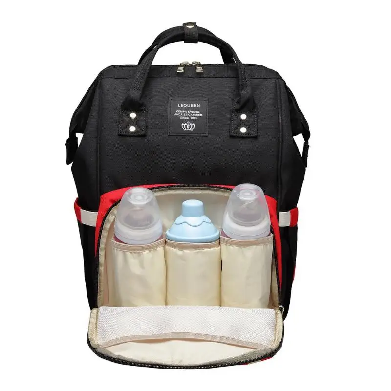 

LEQUEEN Mummy Maternity Diaper Bags Baby Care Large Capacity Nursing Zip Backpack Designer Stroller Baby Bag Diaper Backpack