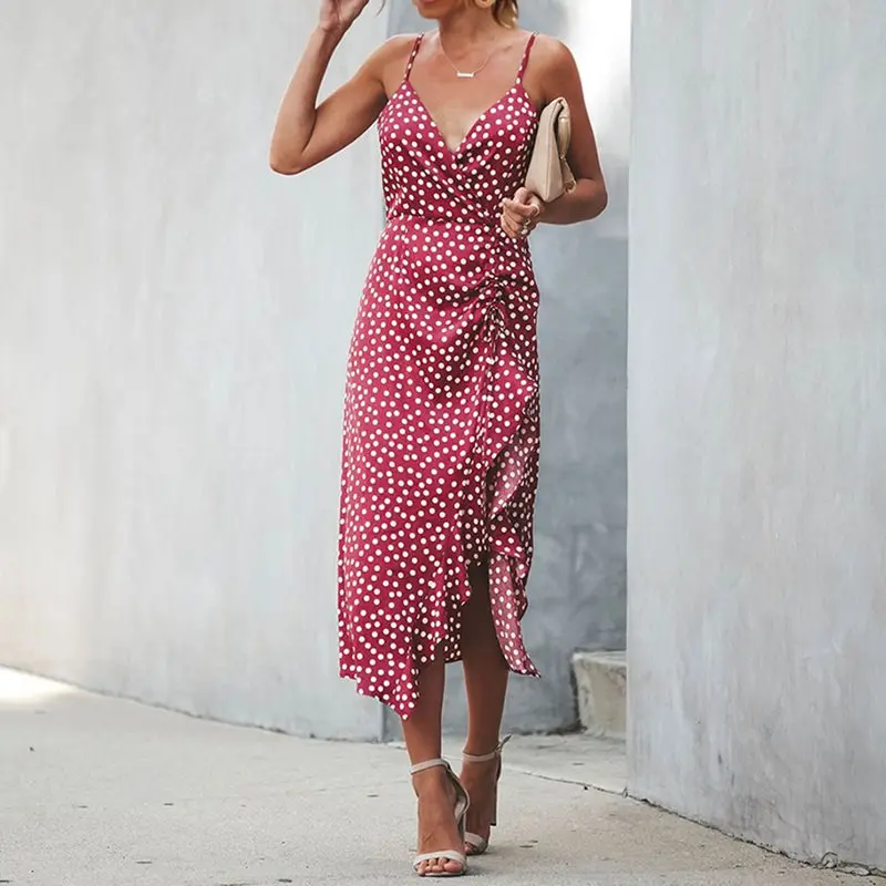 Boho Sexy пляжное платье на бретельках для женщин желтый шик сарафан Глубокий V