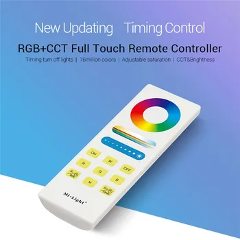 

CLAITE 16 million Colors Change FUT088 Smart 2.4G RF Fortouch Remote Control for RGB+CCT LED Strip Light Bulbs Down lights