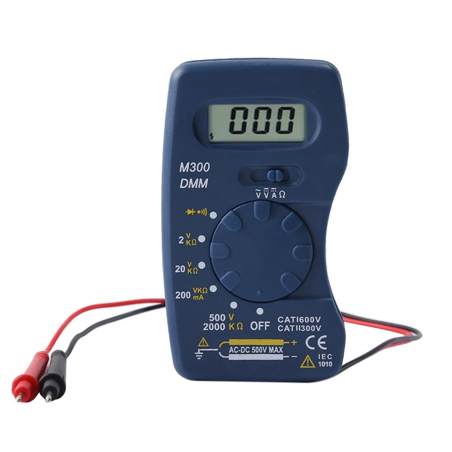 

FUNN-Mini Digital Multimeter Pocket Dmm Ac/Dc Current Voltage Resistance Multitesters Mini Ammeter Voltmeter Ohm Testers