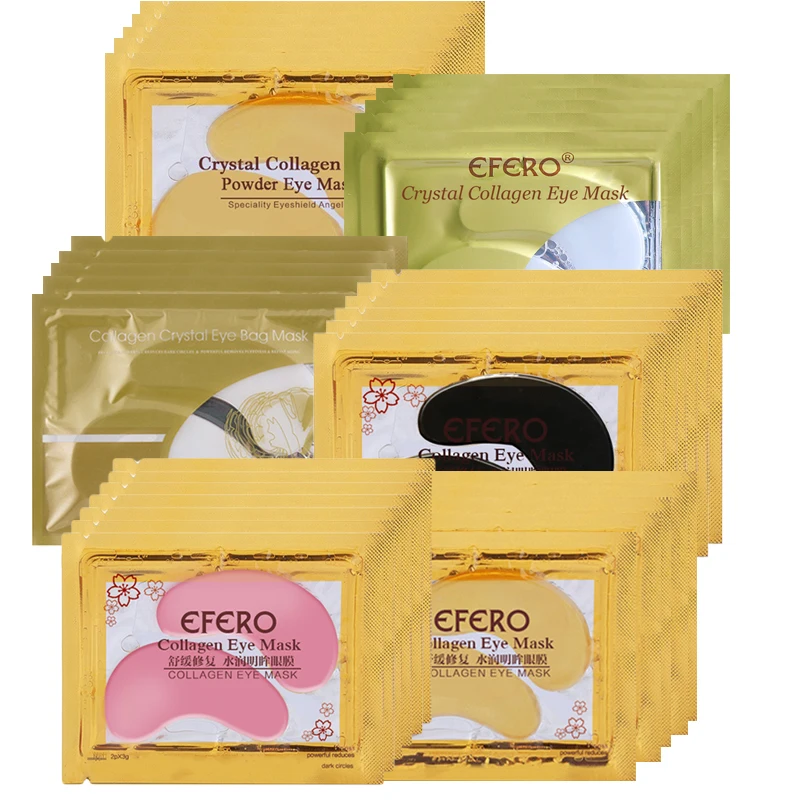 Коллагеновые маски для глаз efero 8/10 пар 24 к коллагеновые ухода за лицом