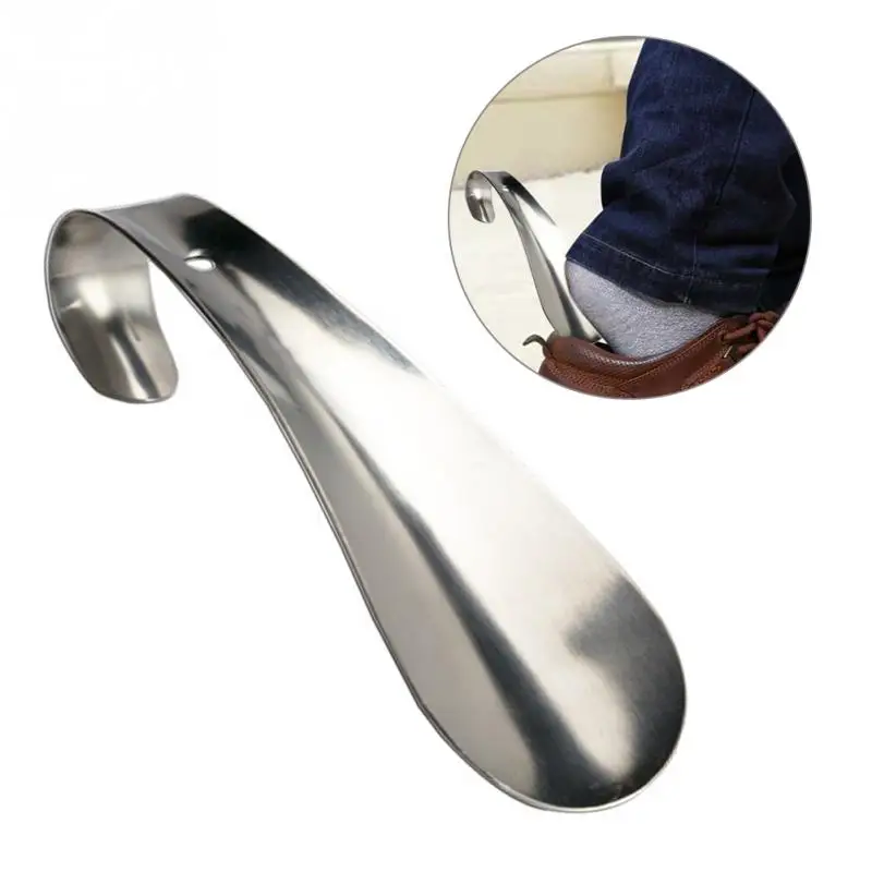 Shoes Lifter Stainless Steel Shoehorn Convenient Accessories Wearing