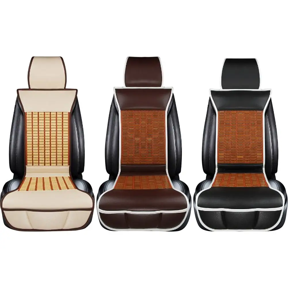 

Summer Cooling Cushion Bamboo Car Seat Cushion Ventilation Auto Seat Cover Cooling Breathable Seat Cushion