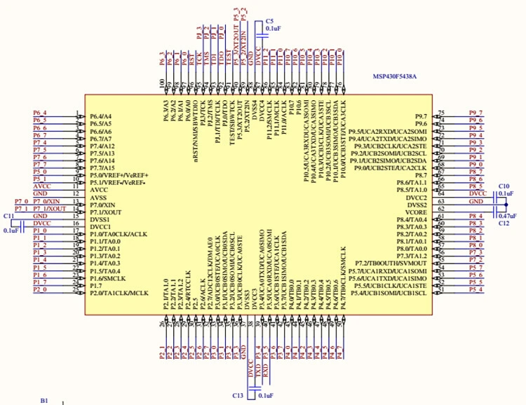 Бесплатная доставка msp430f5438a минимальная системная плата