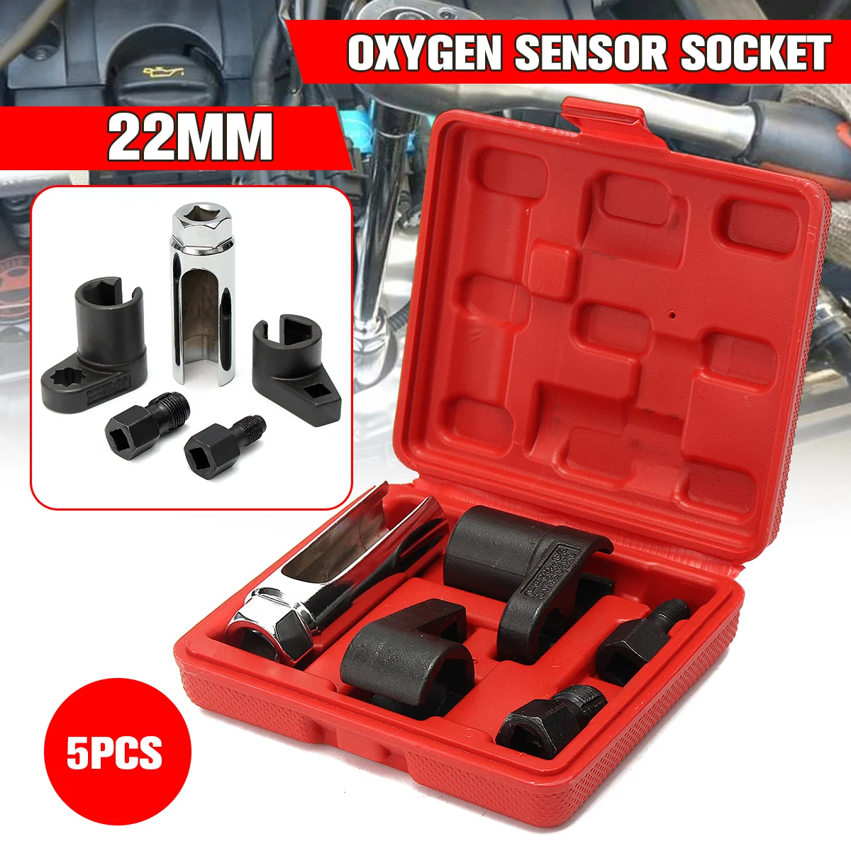 Buy 5PCS Oxygen Sensor Socket Tool O2 Thread Chaser