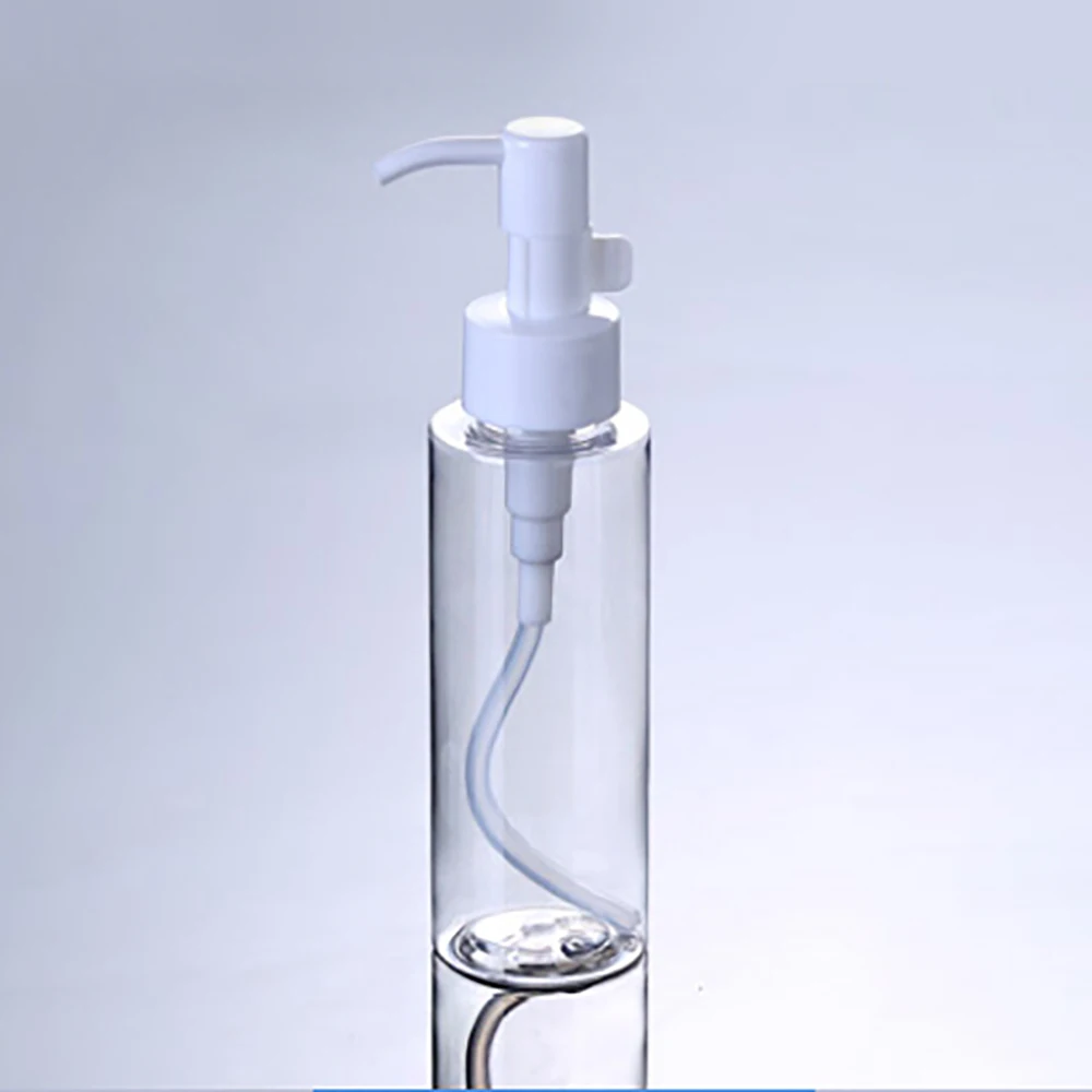 

Красивые прозрачные пластиковые бутылки для очищения молока 120 мл на продажу, шампунь для бутылок с белым замком