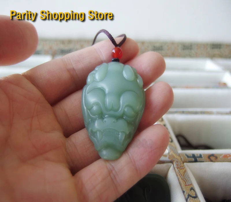 

25541Hot Products Gift Top Authentic China Nephrite Oriental culture Natural Jade individuality charm Pendant Necklace jewelry