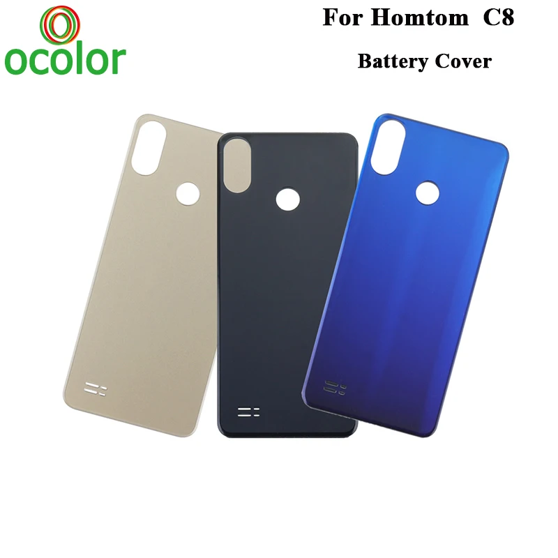 

ocolor For Homtom C8 Battery Cover Hard Bateria Protective Back Cover Replacement For Homtom C8 Phone Accessories Bateria Case