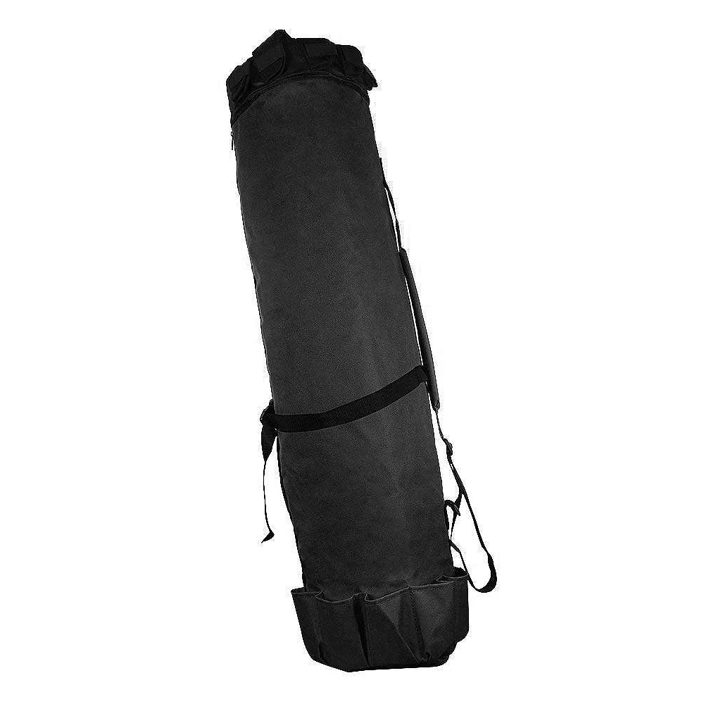 

Super sell-Durable Canvas Fishing Rod & Reel Organizer Bag Travel Carry Case Bag- Holds 5 Poles & Tackle