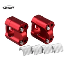 CARCHAT 1 пара руль мотоцикла стояки 28 мм CNC ручка из алюминиевого сплава Повышение код двигатель велосипед крепление рамы Универсальный