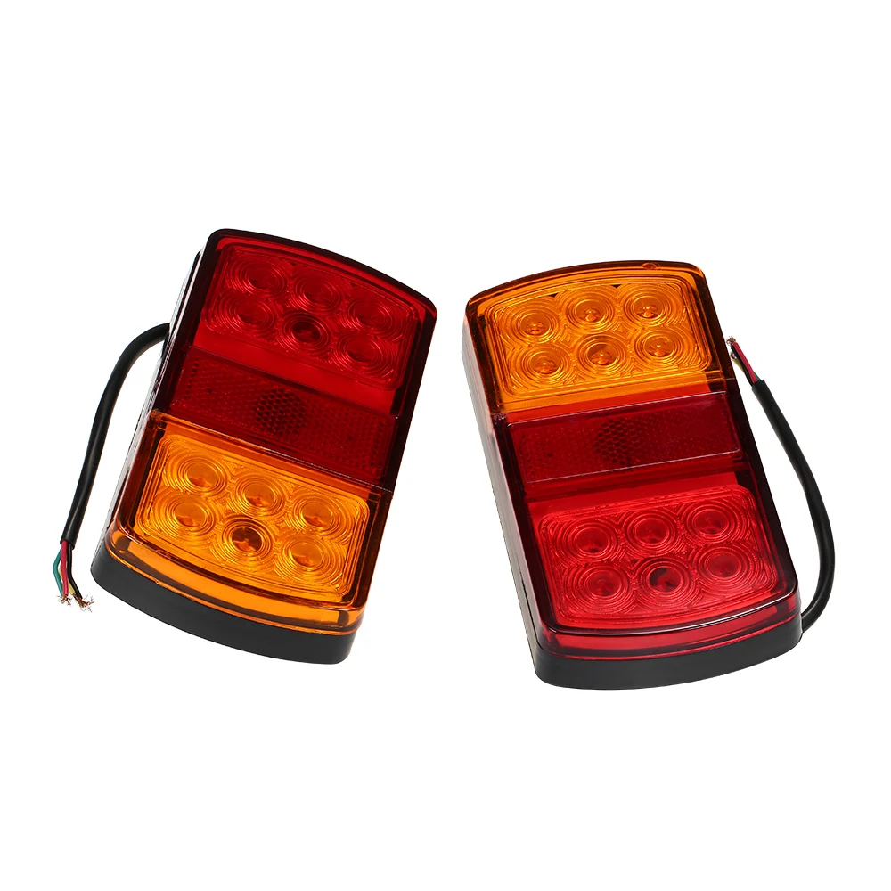 Universal Trailer Tail Light 12LED Trailer Brake Stop Indicator Lamp