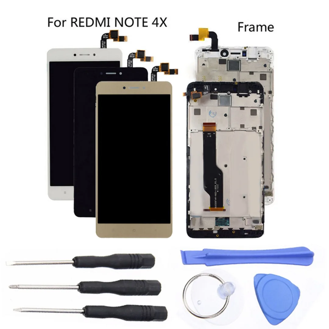 

Sensor LCD Display For Xiaomi Redmi Note 4X LCD Display Touch Screen Replacement Frame Tools For Xiaomi Redmi Note 4X Accessorie