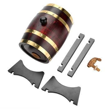 

1.5L Vintage Wood Oak Timber Wine Barrel for Beer Whiskey Rum Port