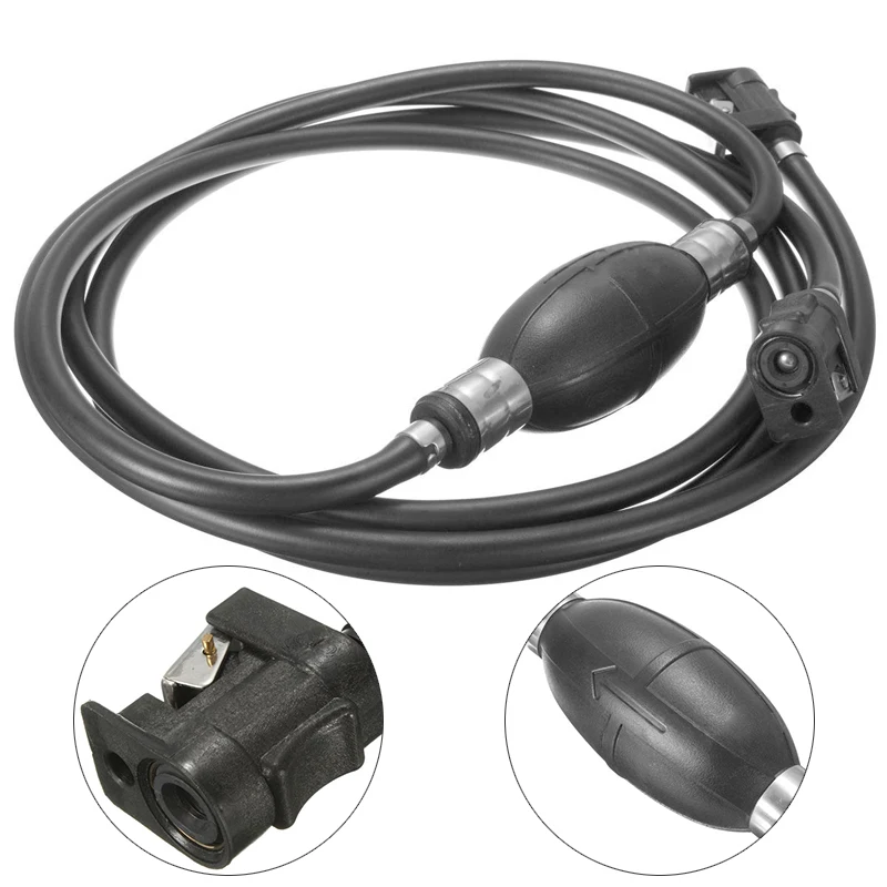 DWZ 315cm Fuel Line Hose Boat Outboard Engine Petrol Tank Connectors