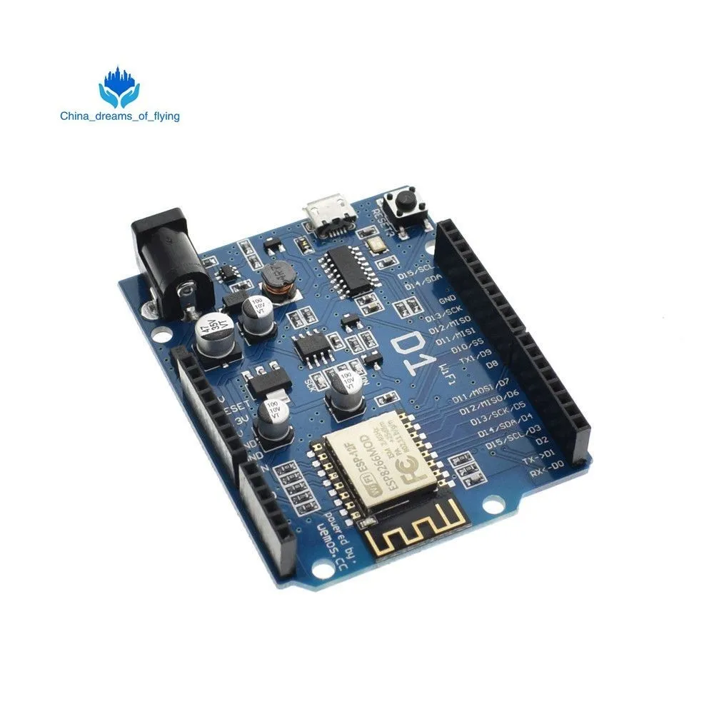 Плата разработки WeMos D1 CH340 CH340G Wi Fi ESP8266 ESP 12 12E модуль для Arduino IDE UNO R3 Micro USB ONE 3 v 5v