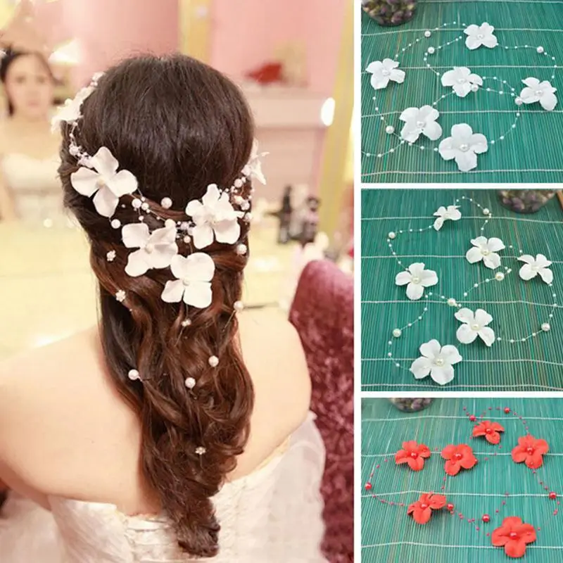 DIY Свадебный декор свадебный головной убор Updos Chaplet детские дышащие цветы
