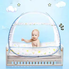 Безопасность выскочить противомоскитная сетка автоматическая машина для наклеивания этикеток двери кроватки плотная москитная сетка Ger для детской кроватки