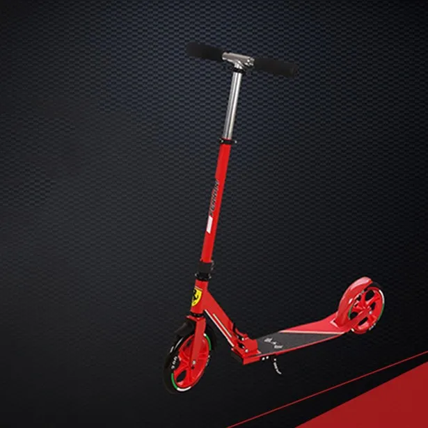 

Ferrari FXA70 Scotter Adjustable 3 Level Height Level Easy Fold And Unfold Outdoor Toys Foot Brake Skateboard Kids Gift