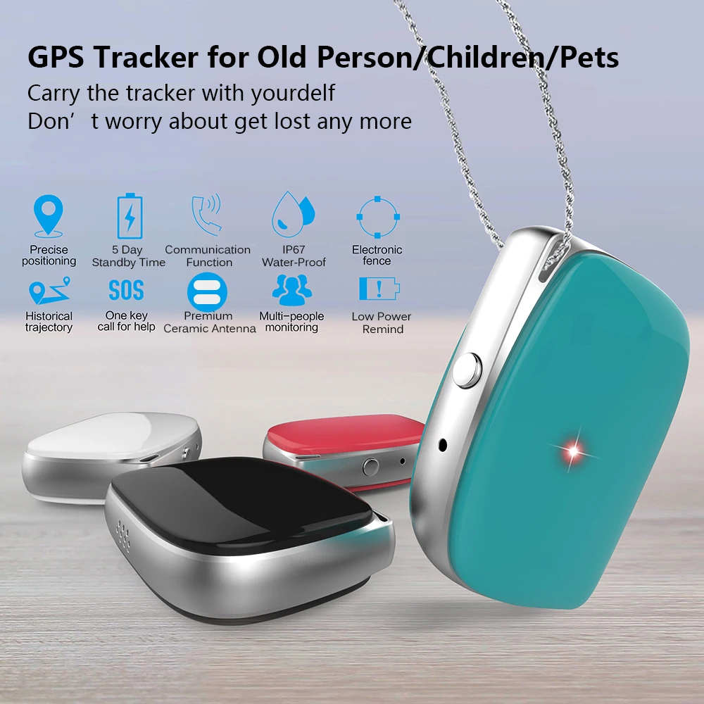 

Mini GPS GSM Tracker Locator Phone for Kids Old Persons Pets Vehicle Real-Time Smart Finder for IOS & Android Anti-Lost SOS