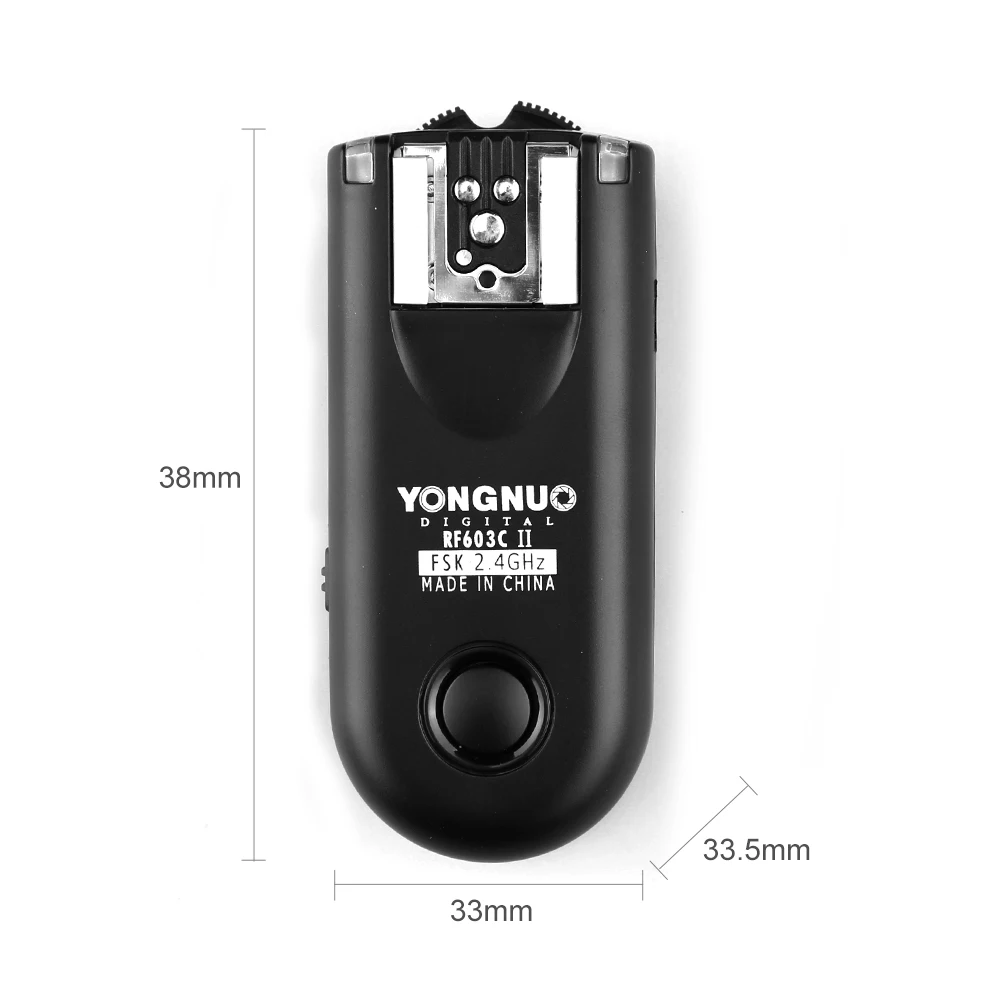 YONGNUO RF-603 II Flash Trigger 2 трансивера набор спуска затвора для Canon RF-603 II C1 C3