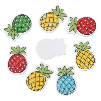 

Wood Embellishments Findings Pineapple At Random 3cm x 21mm , 100 PCs new
