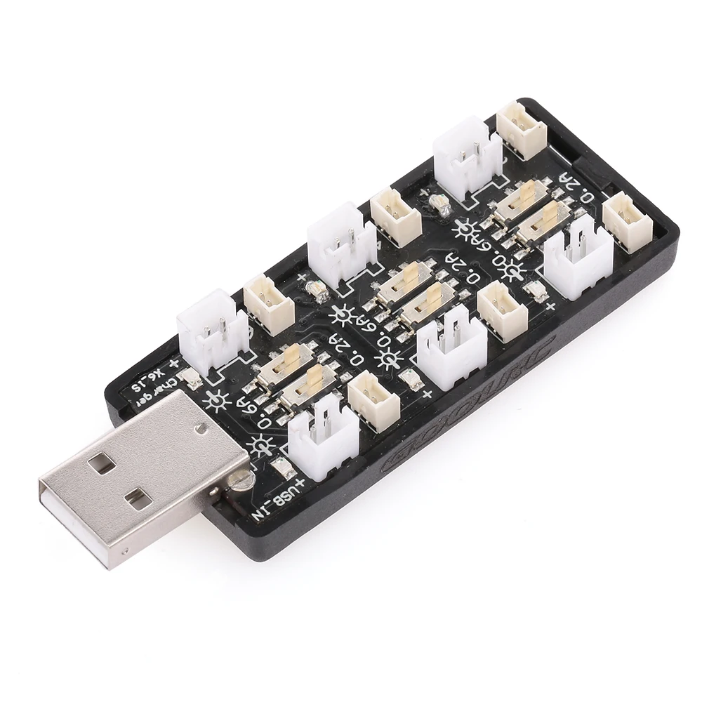 1S LiPo батарея USB зарядное устройство LiHV 3 7 V/4 35 V 6 каналов для батарея|Детали и