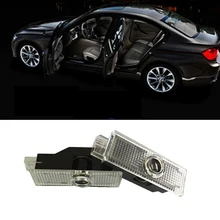 DHL 200 шт. 100 набор отличные светодиодные на дверь автомобиля освещение вход лазерный Призрак теневой проектор Добро пожаловать лампа логотип свет для BMW