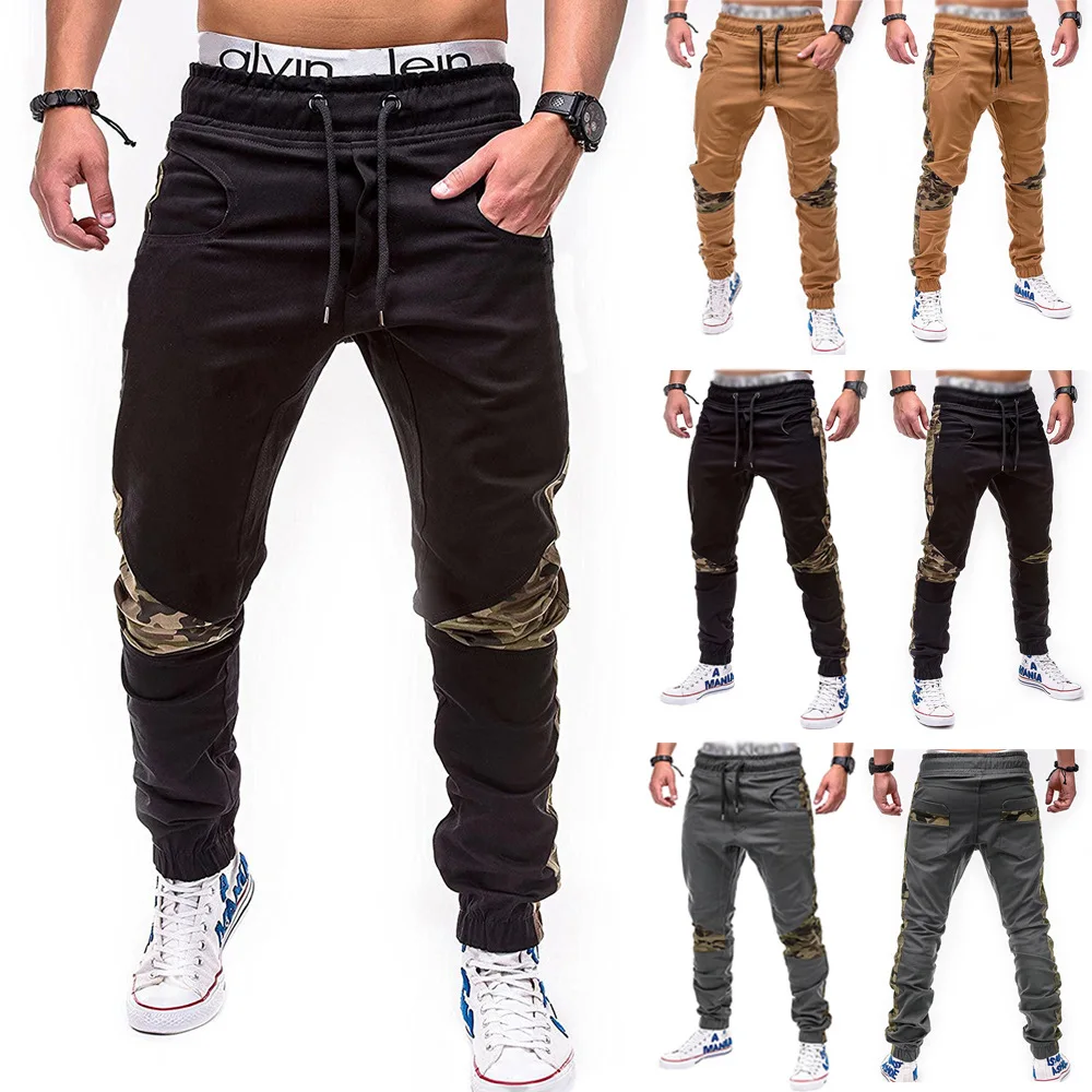

Autumn New Style Men's Fashion Panel Leisure Trousers Pants Feet