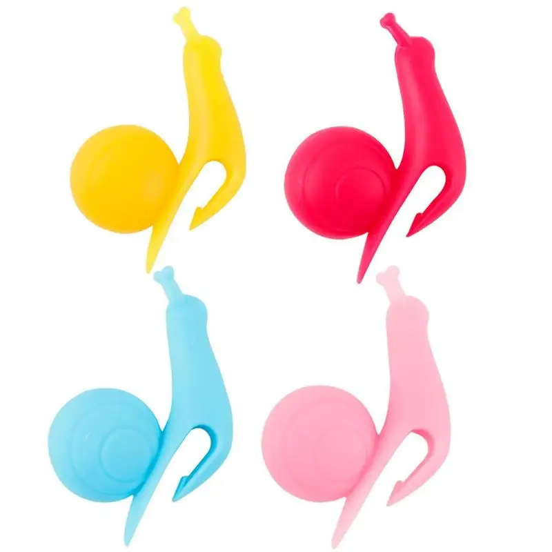 Buy 10pcs Cute Snail Shape Silicone Tea Bag Holder