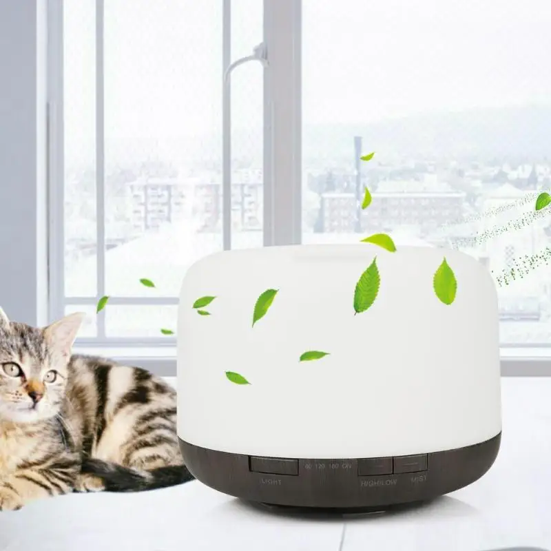 

500ml Air Humidifier Ultrasonic Humidifier Timing Aroma Diffuser Mist Maker Fogger Sprayer Air Purifier Cleaner for Home Office