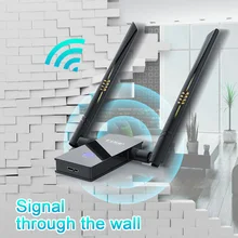 EDUP 2* 6dBi USB беспроводной Wi-Fi адаптер USB беспроводной WiFi адаптер USB Сетевая карта двухдиапазонный WiFi Приемник USB3.0