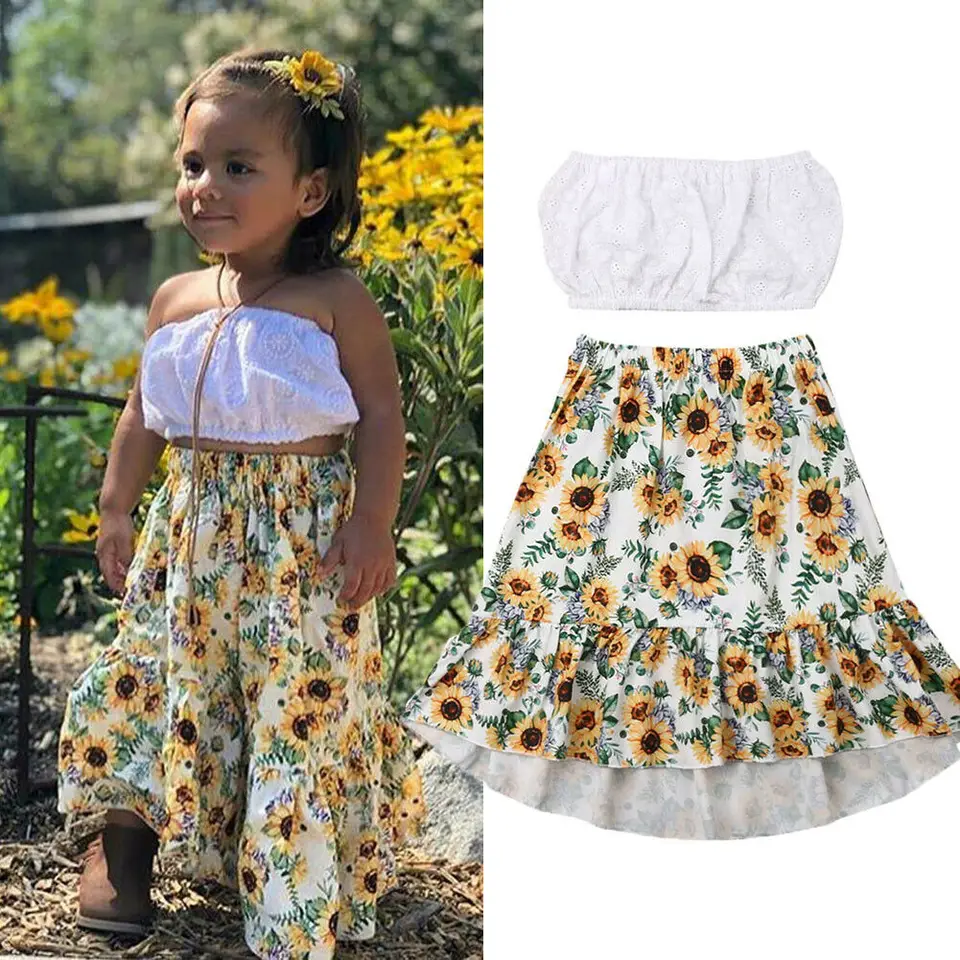 sunflower outfit for baby girl