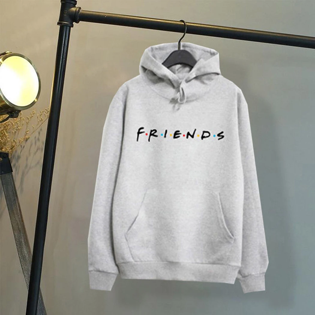 New Friends Print Hoodies Women Harajuku Sweatshirts