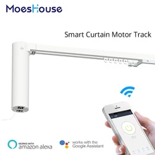 Cheap Wifi Smart Automatic Curtain Motor Track System Motorized SMART LIFE APP Remote Control Works with Amazon Alexa Echo Google Home Cheap Wifi Smart Automatic Curtain Motor Track System Motorized SMART LIFE APP Remote Control Works with Amazon Alexa Echo Google Home