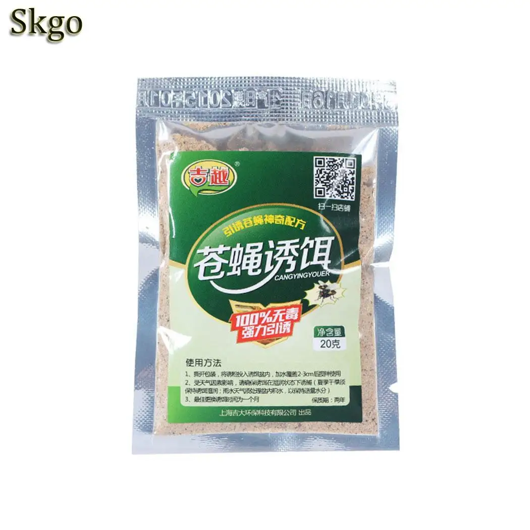 

Reusable Fly New Trap Attractant As picture shown Plastic years 20g the 2 Refill Formula Odorless Non-Toxic