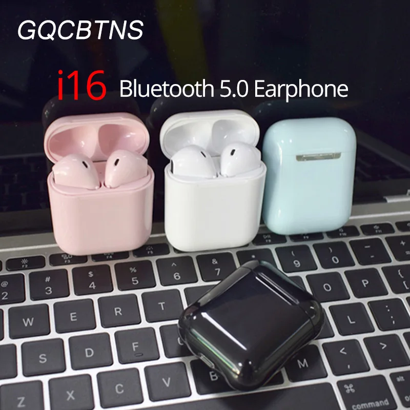 i16 TWS mini Wireless Earphones Bluetooth headsets Sport headphones Stereo Sound Earbuds pk i7s i9s i10 i12 i13 i14 i18 i11 tws