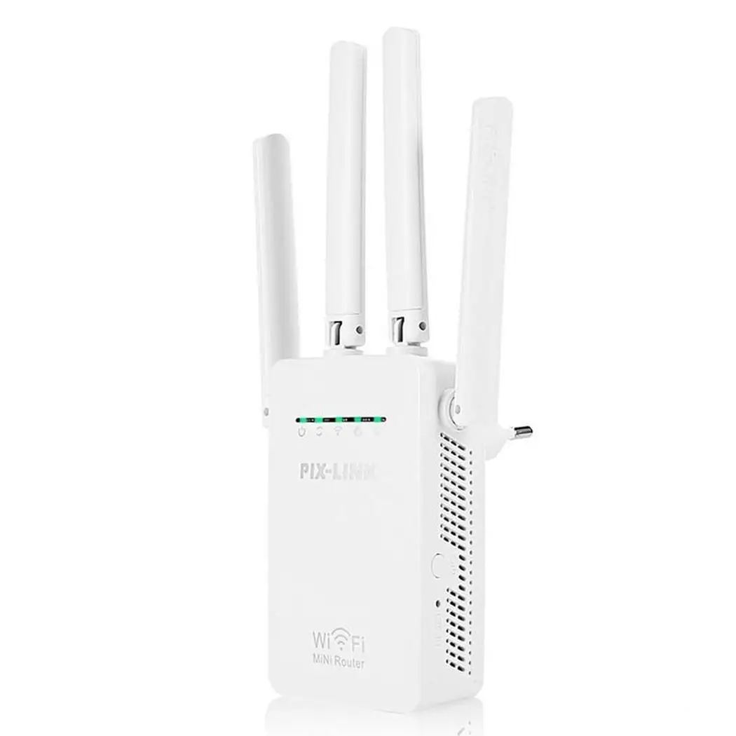

High Quality 300Mbps WiFi Router 4 WiFi Repeater Antenna Home Networking Repeater 100-240V