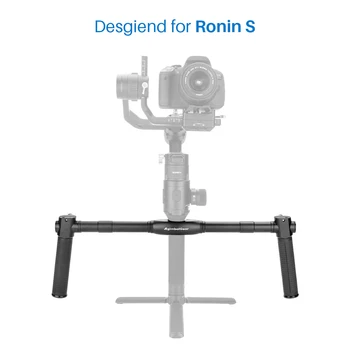 

Handheld Bracket Handlebar Aluminum Alloy Dual Handle Grip with 1/4 inch Screws for DJI Ronin-S Gimbal Stabilizer