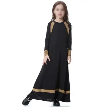 

Kids Islamic Dress Girl Indonesia Arab Middle East Dubai Saudi Arabia Clothing Female Dress Long Muslim Girl Children Robe
