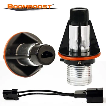 

2 Pieces(1 Set) 7000K XENON White for BMW E39 E53 E60 E61 E63 65 E87 X5 2*3W 6W Bridgelux Chip LED Marker Angel Eyes