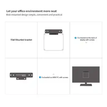 Beelink U55 Mini Pc Intel Core I3-5005U Processor(Intel Hd Graphics 5500), Ddr3L 8Gb Ram/256Gb Ssd/Diy Hdd 1000Mbps Lan 2.4/5.