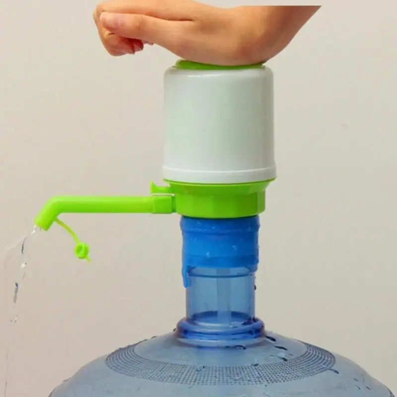 

New 5 Gallon Bottled Drinking Water Accessories Hand Press Removable tube Innovative vacuum action Manual Pump Dispenser