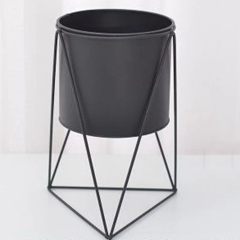 

Geometric Decorative Flower Pot Desk Garden Cactus Plant Stand Display Rack