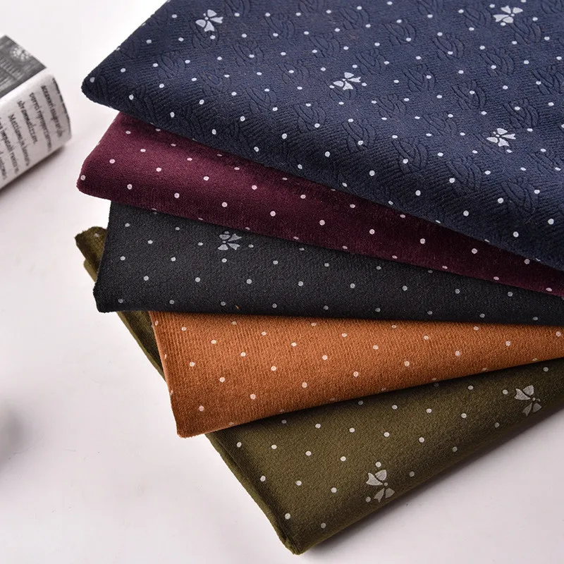 

Lychee Life A4 Bowknot Pattern Velvet Fabric High Quality Soft Plush Fabric DIY Sewing Material for Handbag Garment