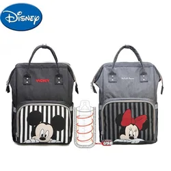 Disney Diaper Bag USB Bottle Insulation Bags Mickey Mouse Large Capacity Women's Travel Backpack Mummy Nappy Bag For Baby Care Disney Diaper Bag USB Bottle Insulation Bags Mickey Mouse Large Capacity Women's Travel Backpack Mummy Nappy Bag For Baby Care